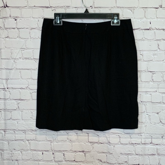 Talbots Black Wool Pencil Skirt - Picture 2 of 7